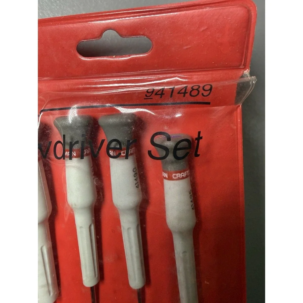 NOS Sears Craftsman Professional 8 pc Micro-Tech Screwdriver Set Storage 41489